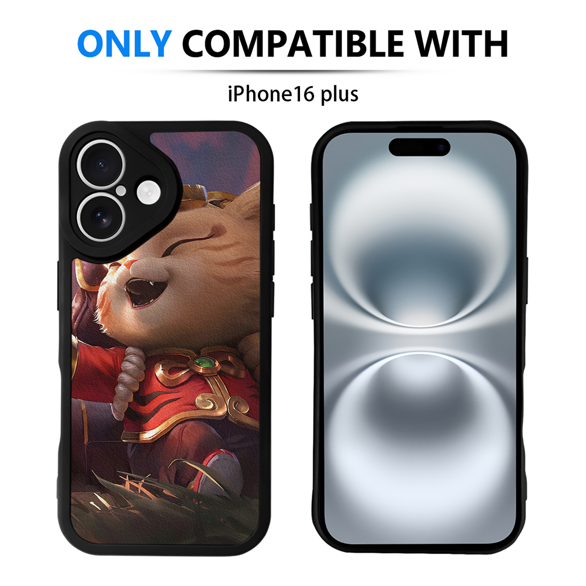 リーグ・オブ・レジェンド League of Legends LOL 【iPhone 16シリーズ対応】シリコンスマホケース（レザー調） 材質：シリコン
